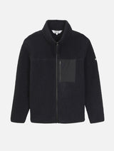 Sherpa-Fleecejacke mit Reißverschluss