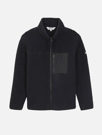 Sherpa-Fleecejacke mit Reißverschluss