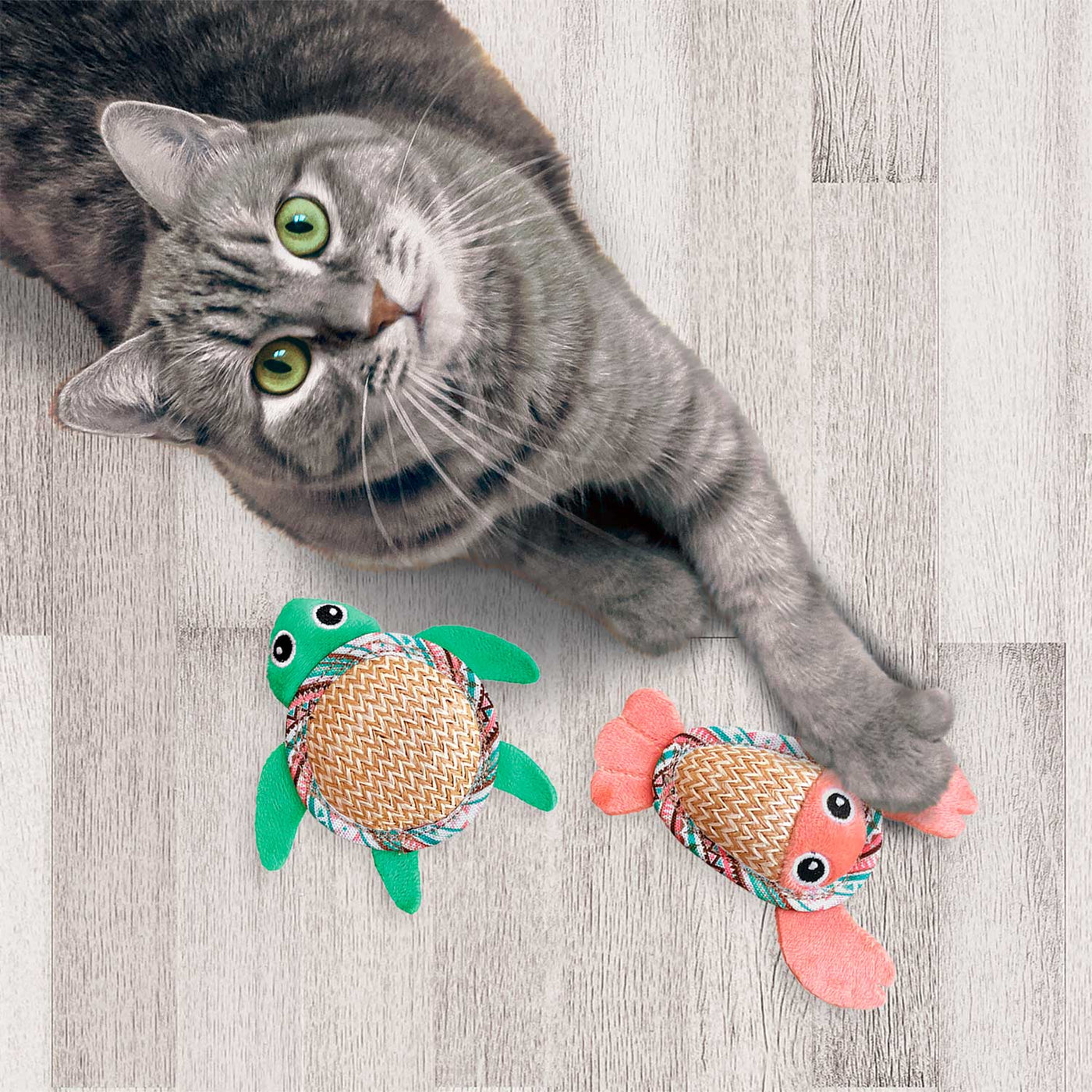 Katzenspielzeug KONG® Tropics Pals 15 cm