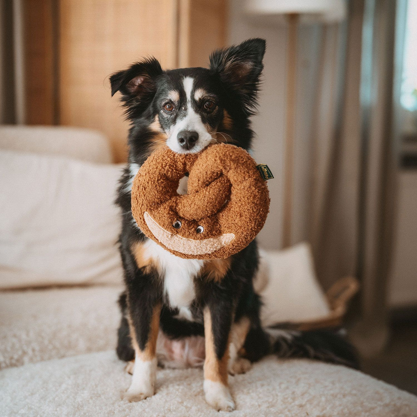 Hundespielzeug Belem Brezel (braun) 19 cm