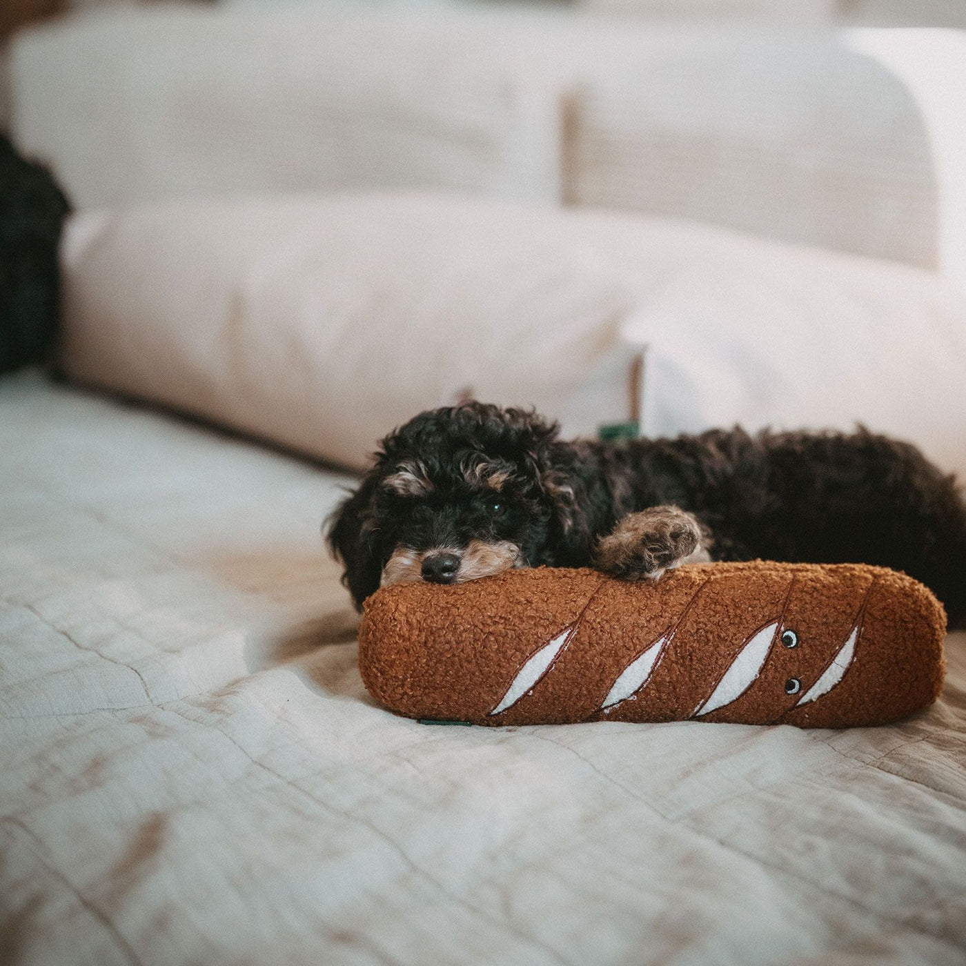 Hundespielzeug Belem Baguette (braun) 30 cm