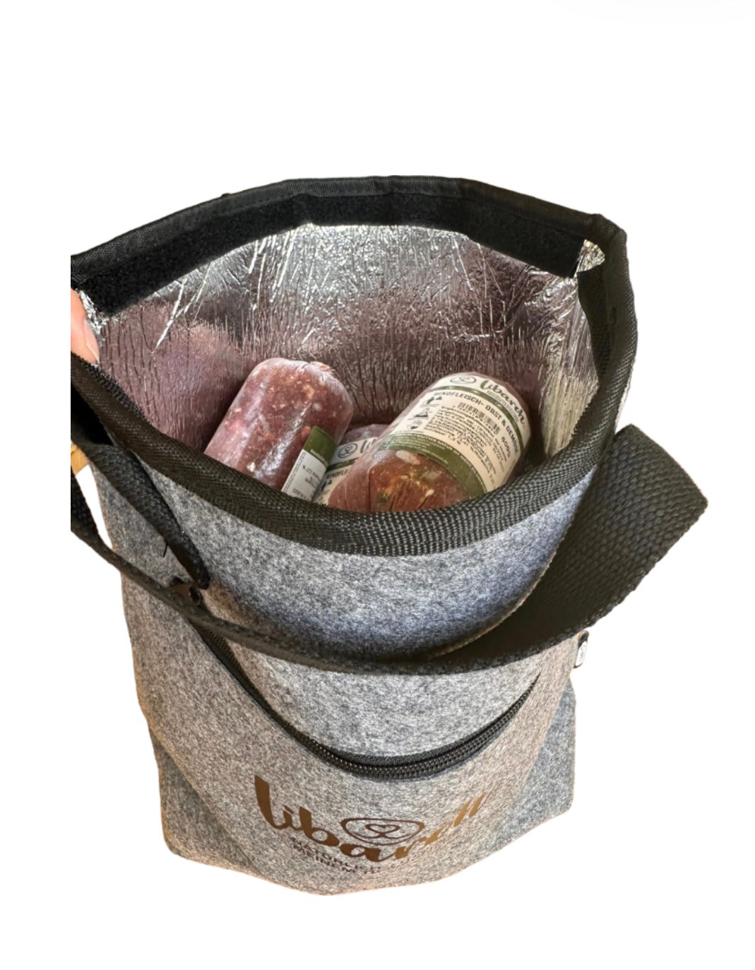LIBAROH-Kühltasche aus recyceltem Filz