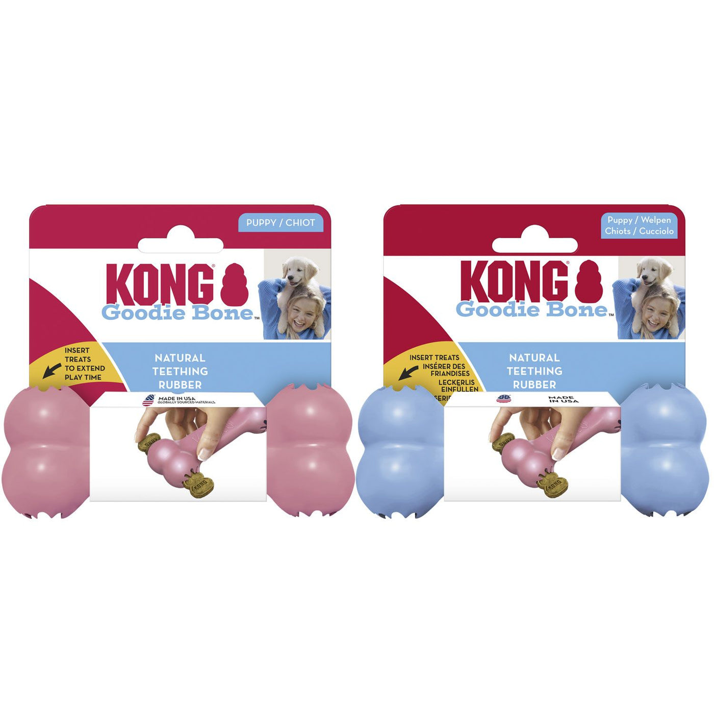 Hundespielzeug KONG® Puppy Goodie Bone™ 13 cm