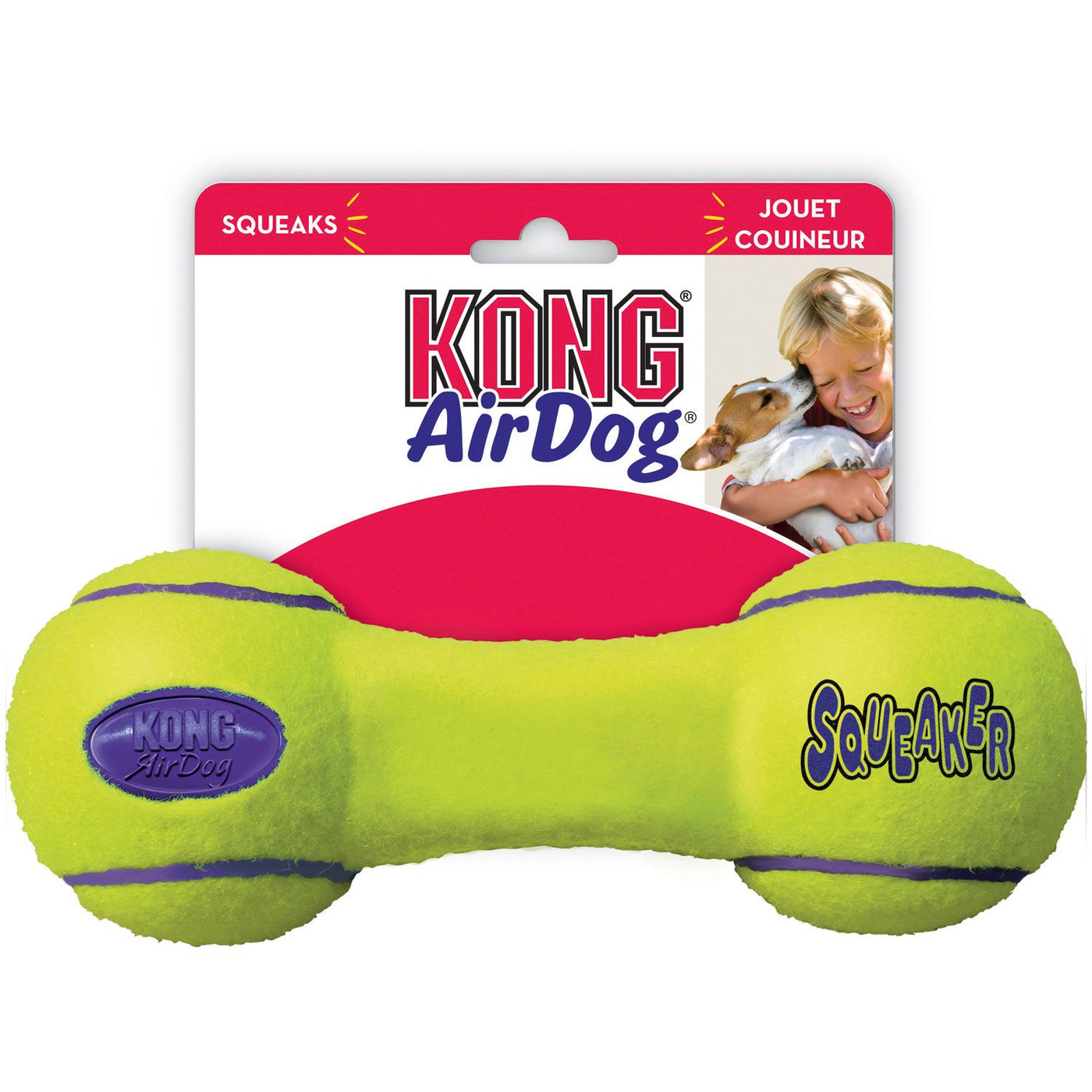 Hundespielzeug KONG® AirDog® Squeaker Dumbbell
